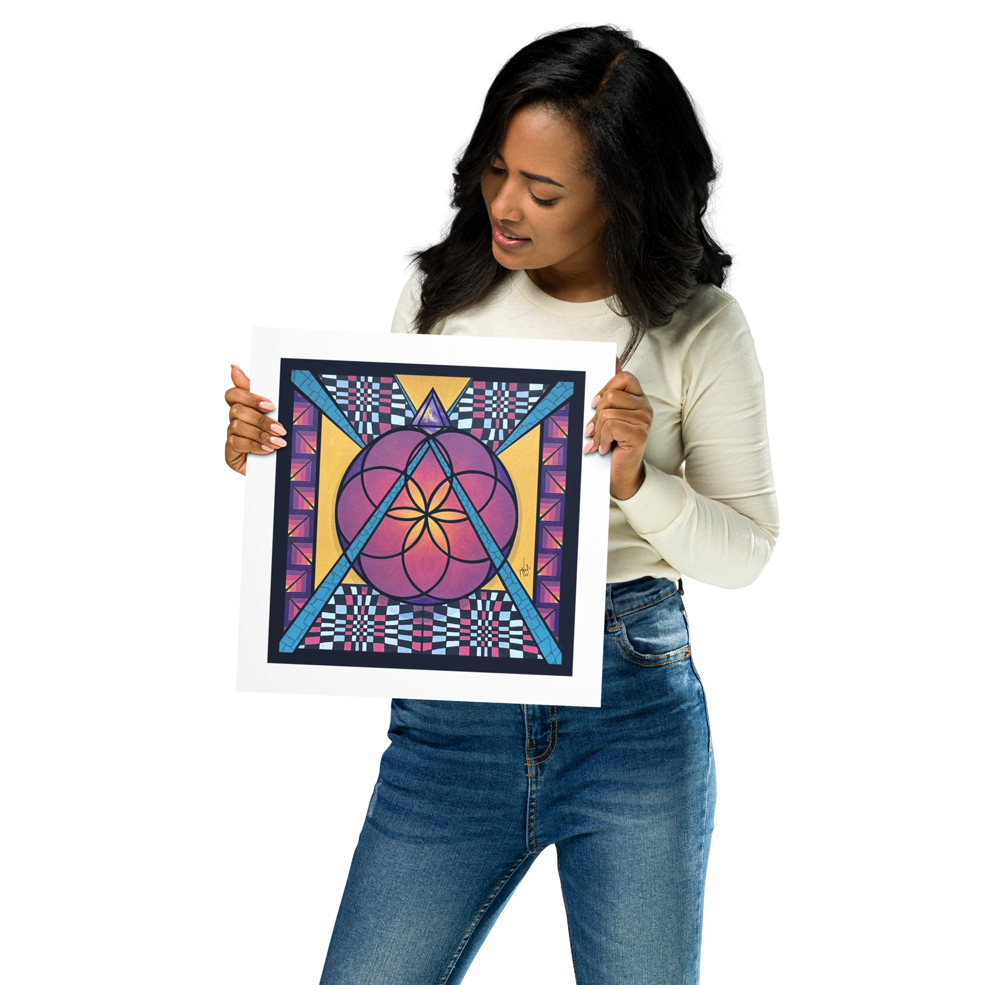 Arcturian Seed of Life | 12x12" Print - Image 2