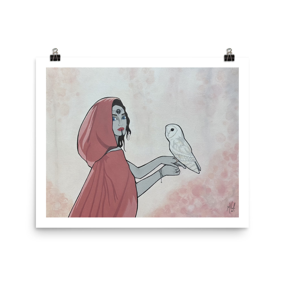 The Feathered Familiar | 16x20" Print - Image 3
