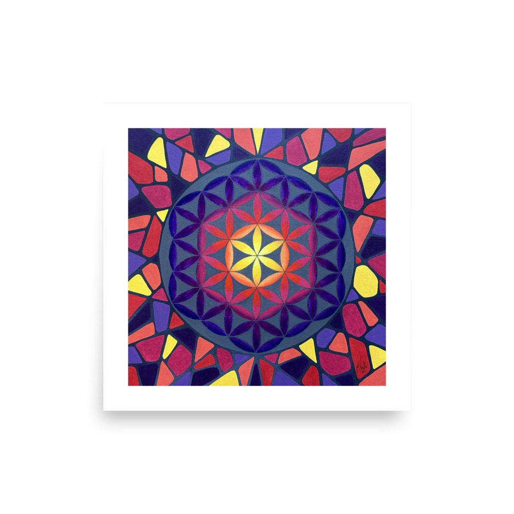 Fragments of Infinity | 12x12" Print