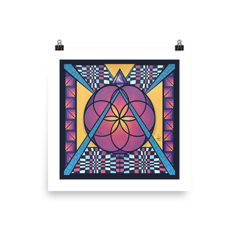 Arcturian Seed of Life | 12x12" Print - Image 3
